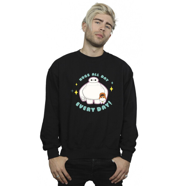 Li-cense Disney heren big hero 6 baymax hugs everyday sweatshirt UTBI15547_black large