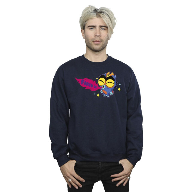 Li-cense Disney heren big hero 6 baymax fred fired up sweatshirt UTBI15523_navyblue large