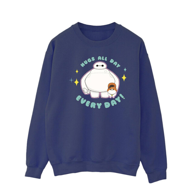 Li-cense Disney heren big hero 6 baymax hugs everyday sweatshirt UTBI15547_navyblue large