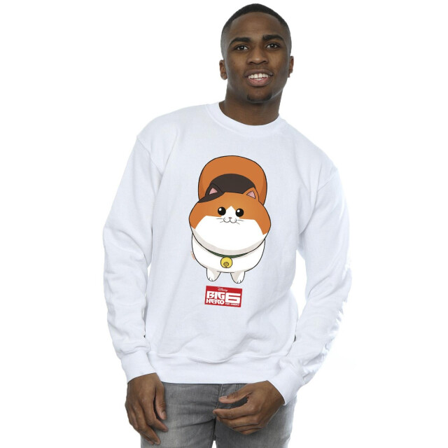 Li-cense Disney heren big hero 6 baymax kitten face sweatshirt UTBI15501_white large