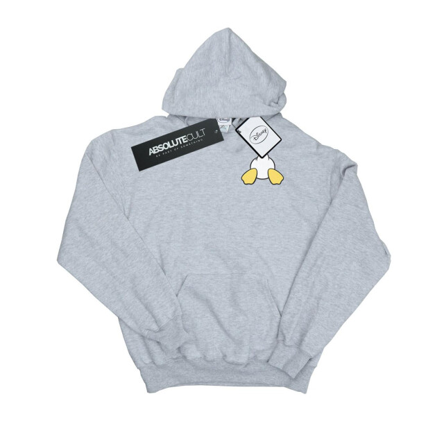 Li-cense Disney dames donald duck rugzijde borstprint hoodie UTBI11248_sportsgrey large