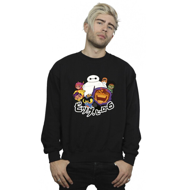 Li-cense Disney heren big hero 6 baymax groep manga sweatshirt UTBI15457_black large