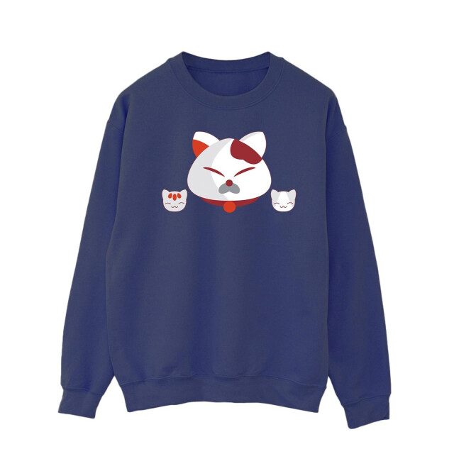 Li-cense Disney heren big hero 6 baymax kitten heads sweatshirt UTBI15410_navyblue large