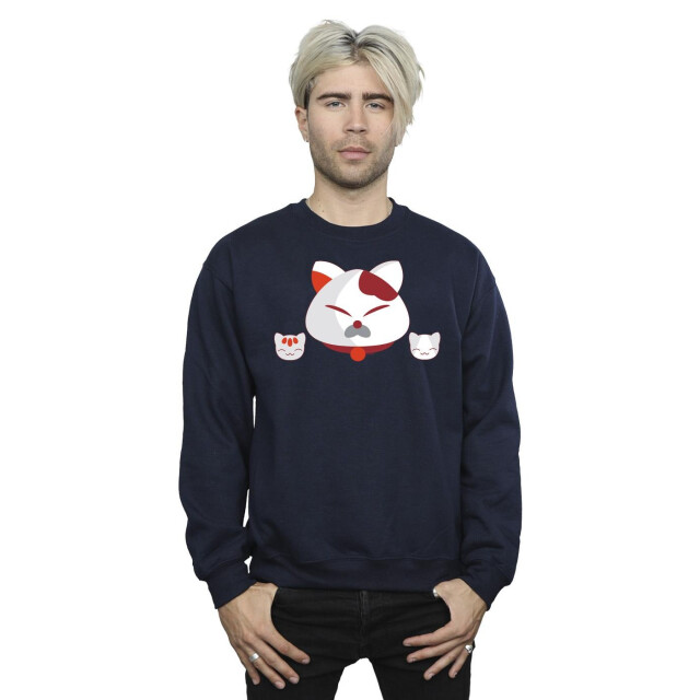 Li-cense Disney heren big hero 6 baymax kitten heads sweatshirt UTBI15410_navyblue large