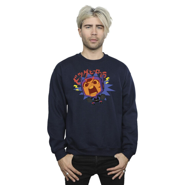 Li-cense Disney heren big hero 6 baymax hiro boos mangasweatshirt UTBI15432_navyblue large