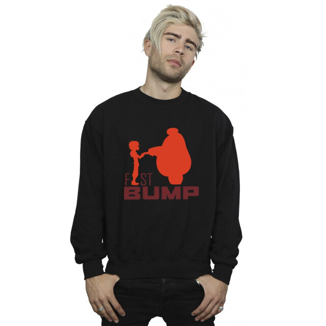 Li-cense Disney heren big hero 6 baymax fist bump cutout sweatshirt UTBI15387_black large