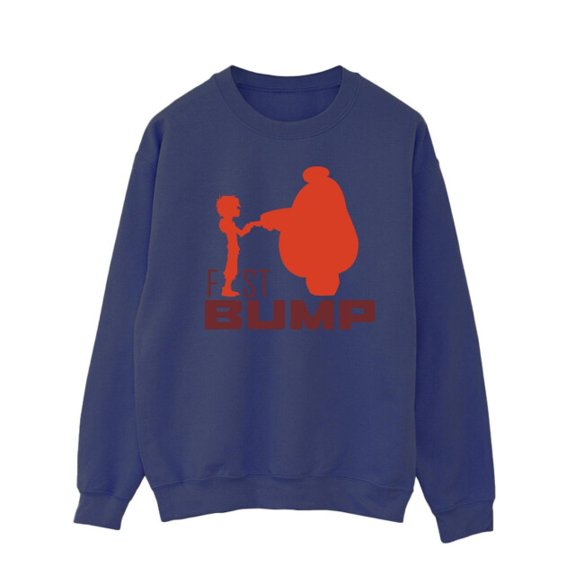 Li-cense Disney heren big hero 6 baymax fist bump cutout sweatshirt UTBI15387_navyblue large
