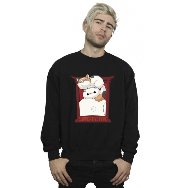 Li-cense Disney heren big hero 6 baymax frame support sweatshirt UTBI15342_black large