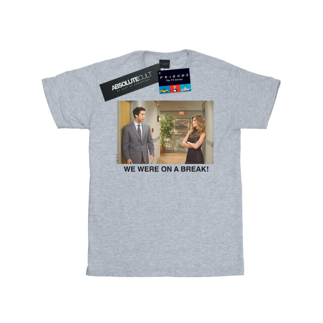 Li-cense Friends dames we were on a break gang katoenen vriend t-shirt UTBI23961_sportsgrey large