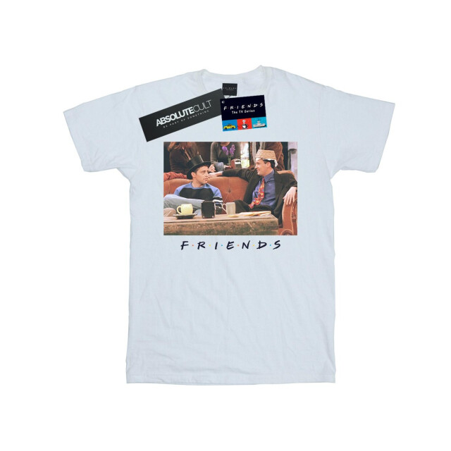Li-cense Friends dames joey en chandler hoeden katoenen vriendje t-shirt UTBI23923_white large