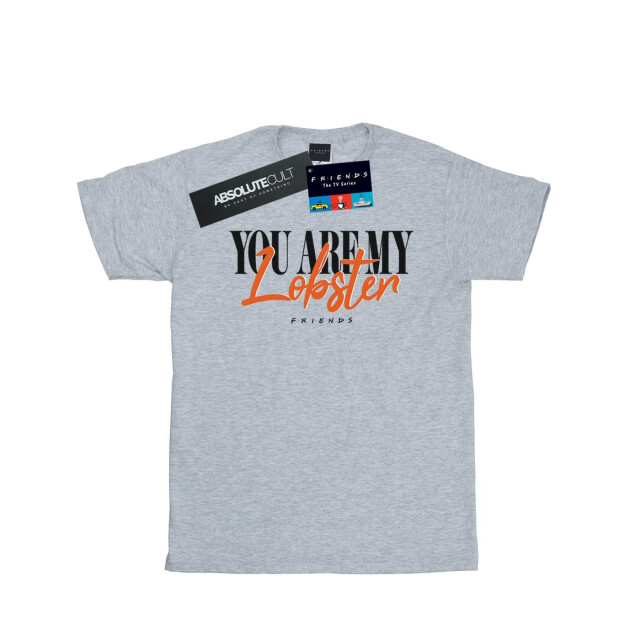Li-cense Friends dames lobster soul mates katoenen vriend t-shirt UTBI23942_sportsgrey large