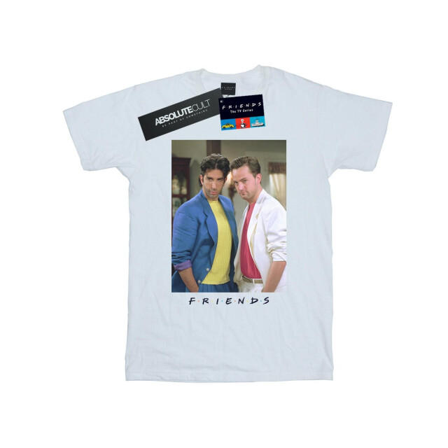 Li-cense Friends dames ross and chandler college katoenen vriend t-shirt UTBI23865_white large