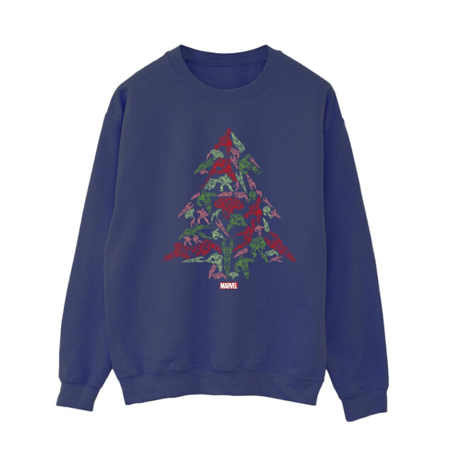 Li-cense Marvel dames avengers kerstboom sweatshirt UTBI26076_navyblue large