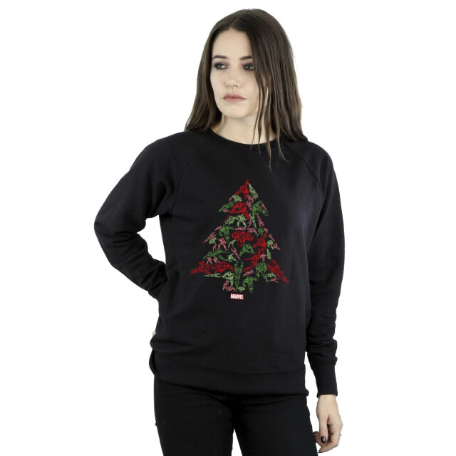 Li-cense Marvel dames avengers kerstboom sweatshirt UTBI26076_black large