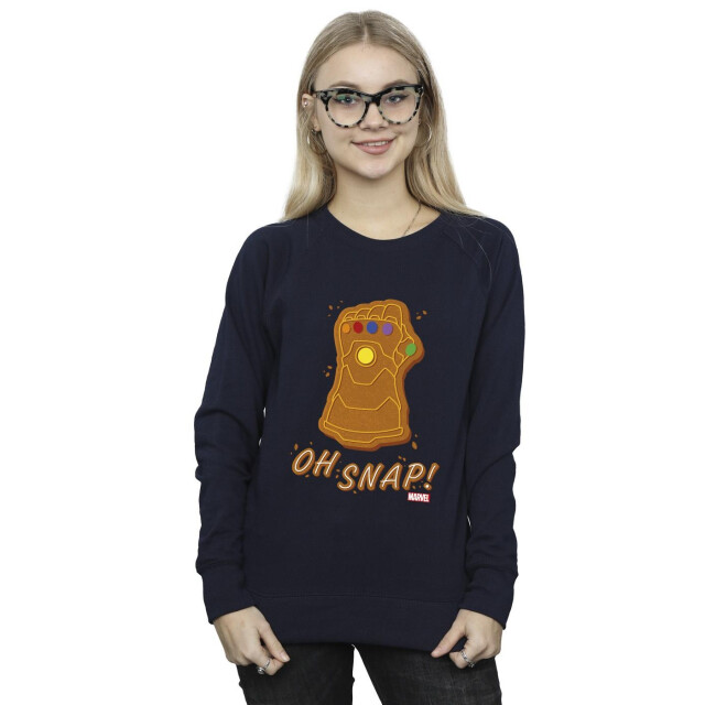 Li-cense Marvel dames thanos oh snap sweatshirt UTBI26057_navyblue large