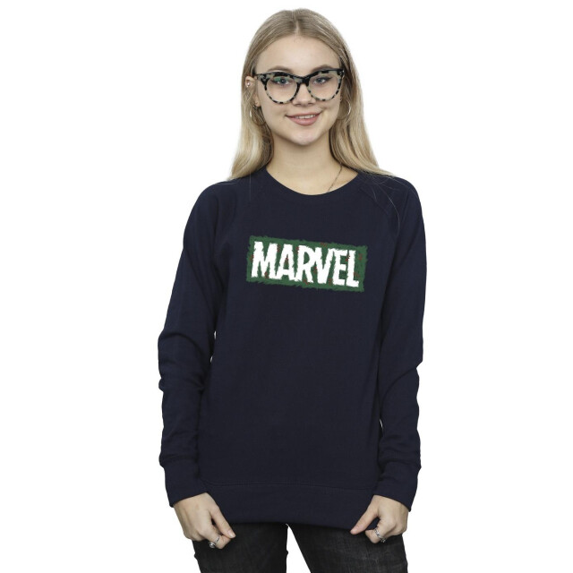 Li-cense Marvel dames holly logo sweatshirt UTBI26038_navyblue large