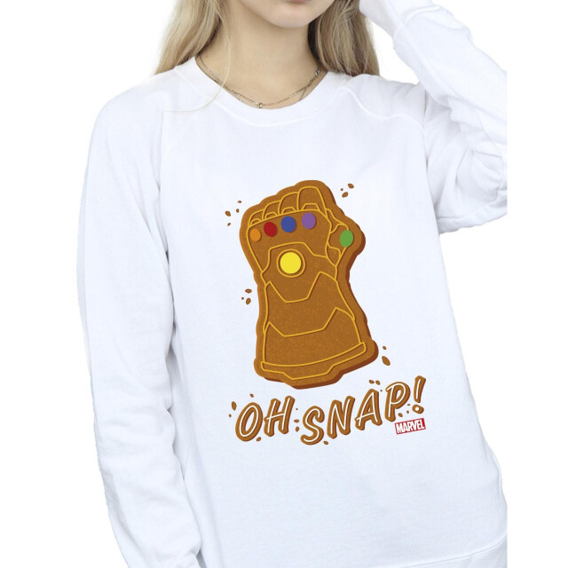 Li-cense Marvel dames thanos oh snap sweatshirt UTBI26057_white large