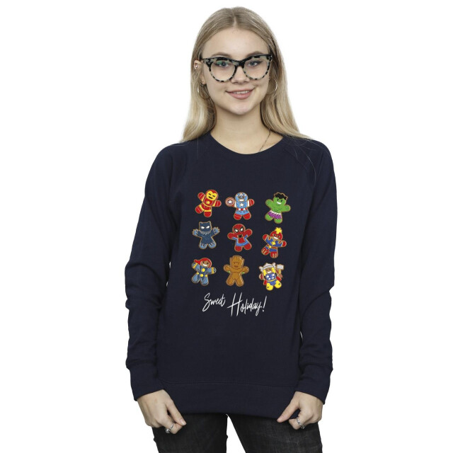 Li-cense Marvel dames gingerbread avengers sweatshirt UTBI26013_navyblue large