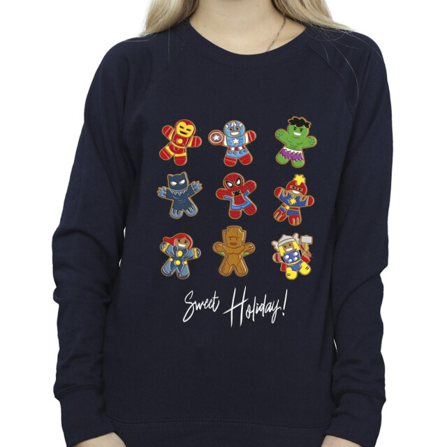 Li-cense Marvel dames gingerbread avengers sweatshirt UTBI26013_navyblue large