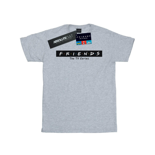 Li-cense Friends dames logo block katoenen vriend t-shirt UTBI23686_sportsgrey large