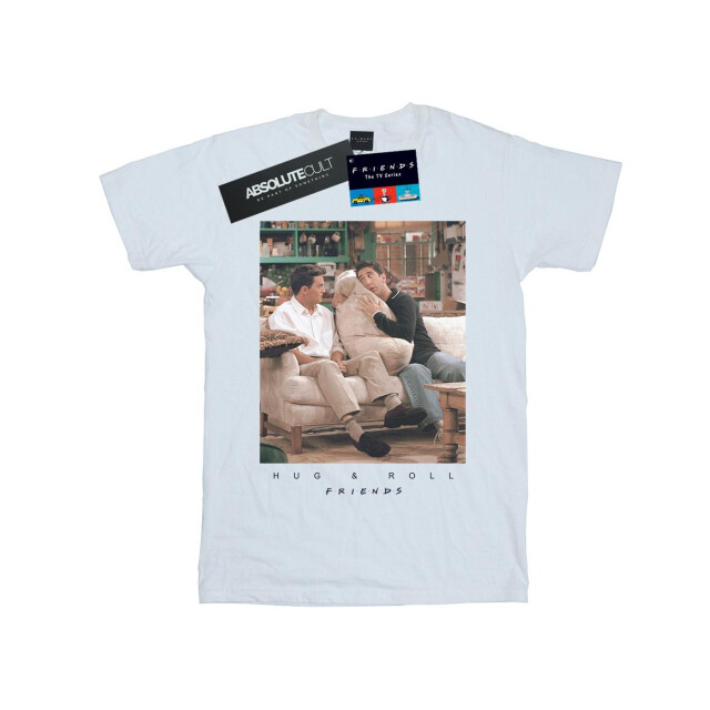 Li-cense Friends dames hug and roll katoenen vriendje t-shirt UTBI23709_white large