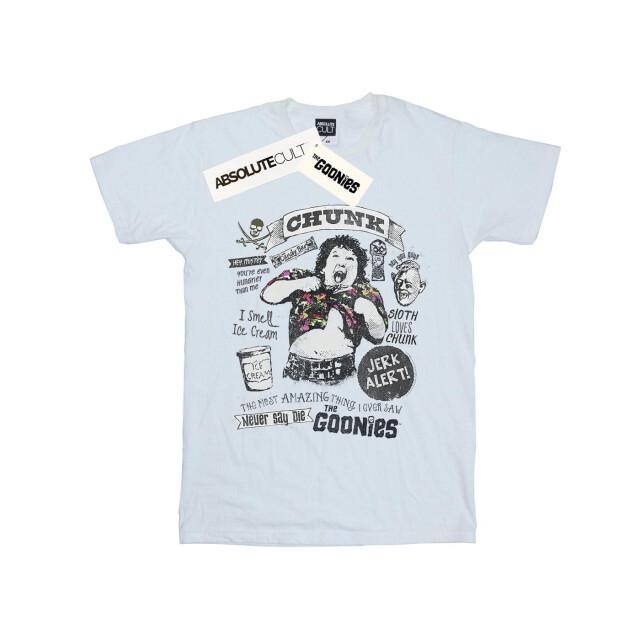 Li-cense The goonies heren chunk jerk alert t-shirt UTBI28618_white large