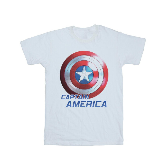 Li-cense Marvel heren the falcon and the winter soldier captain america shield t-shirt UTBI27613_white large