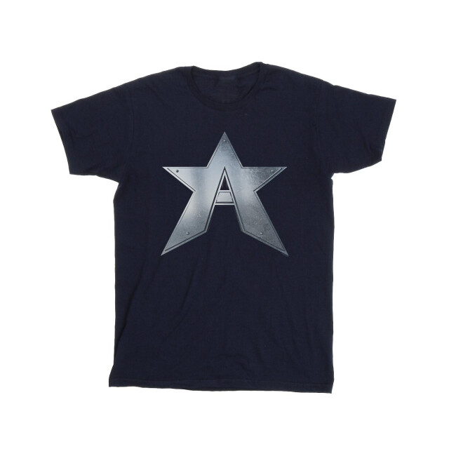 Li-cense Marvel heren the falcon en de wintersoldaat een ster t-shirt UTBI27614_navyblue large