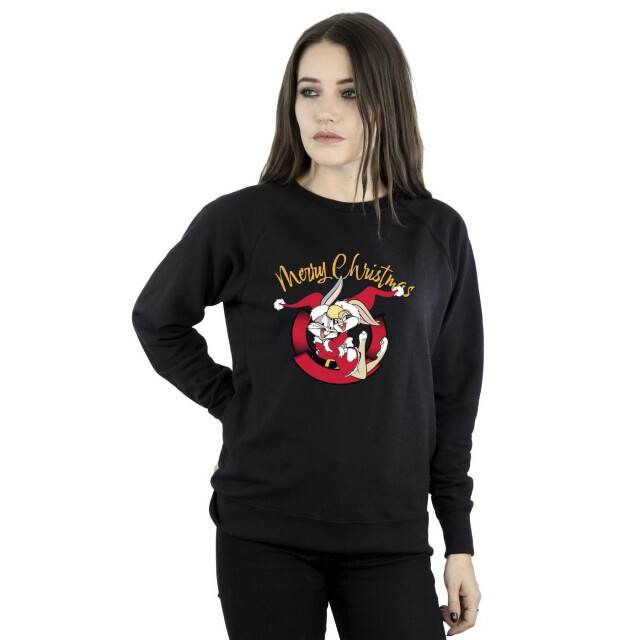 Li-cense Looney tunes dames lola vrolijk kerstmis sweatshirt UTBI24979_black large