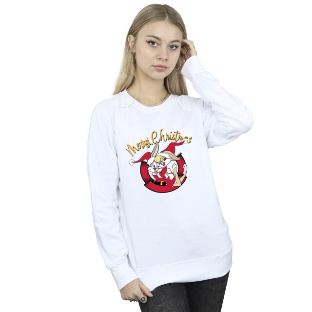 Li-cense Looney tunes dames lola vrolijk kerstmis sweatshirt UTBI24979_white large