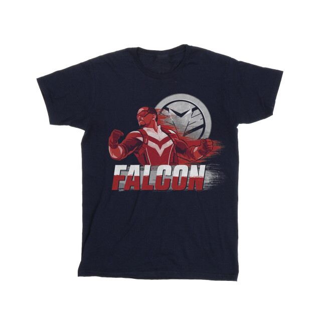 Li-cense Marvel heren the falcon and the winter soldier falcon red fury t-shirt UTBI27571_navyblue large
