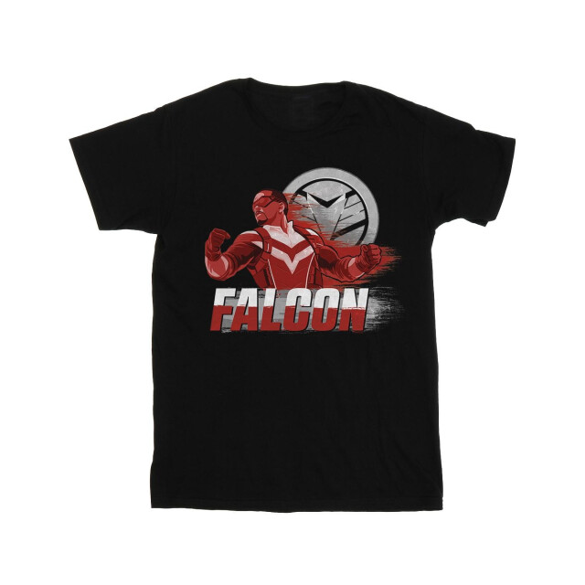 Li-cense Marvel heren the falcon and the winter soldier falcon red fury t-shirt UTBI27571_black large
