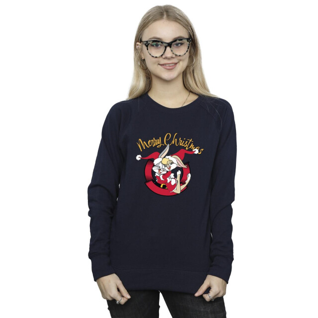 Li-cense Looney tunes dames lola vrolijk kerstmis sweatshirt UTBI24979_navyblue large