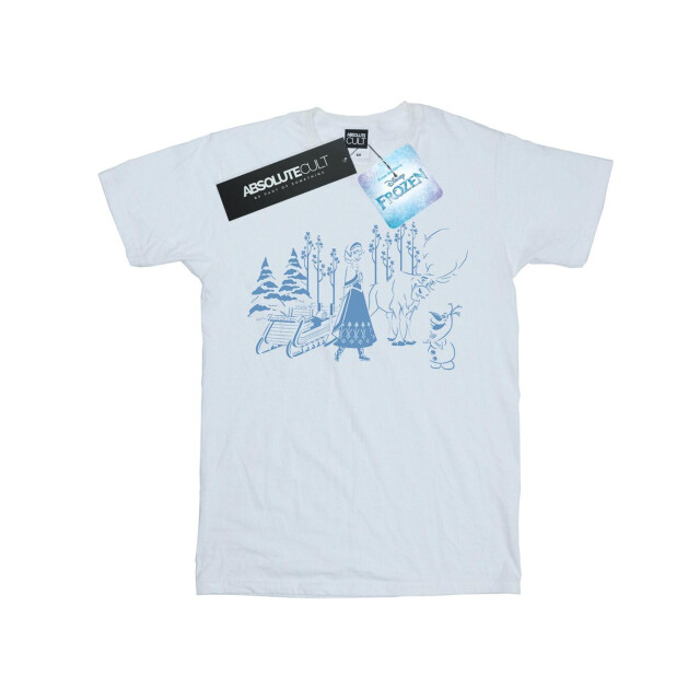 Li-cense Disney heren frozen anna sven en olaf t-shirt UTBI27449_white large
