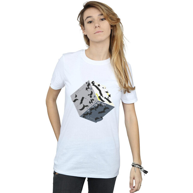 Li-cense Disney dames mickey mouse kubus katoenen vriend t-shirt UTBI36580_white large