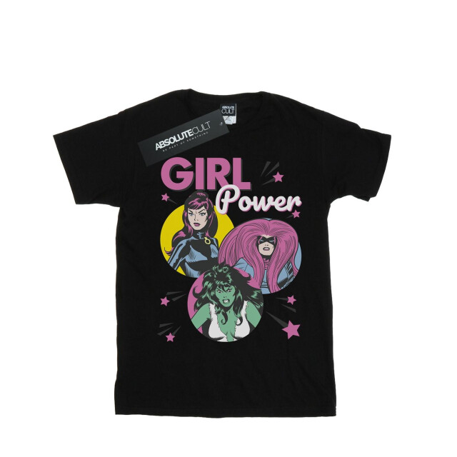 Li-cense Marvel comics dames girl power katoenen vriendje t-shirt UTBI34390_black large