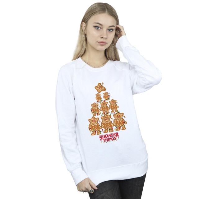 Li-cense Netflix dames stranger things gingerbread sweatshirt UTBI36341_white large