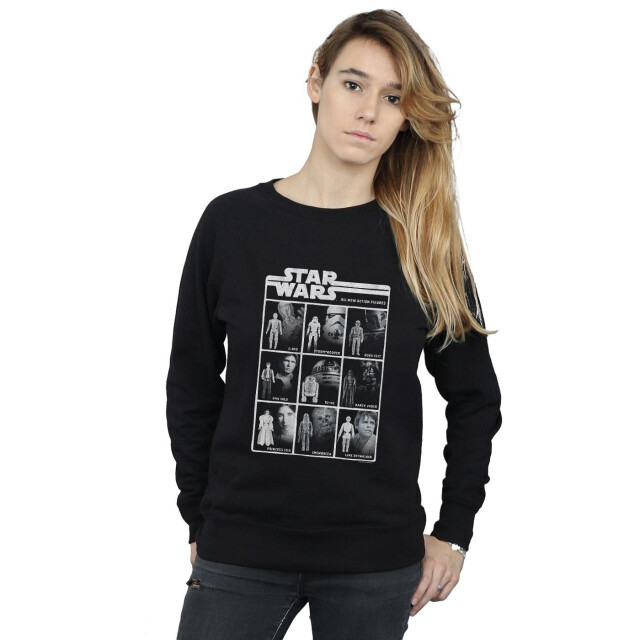Li-cense Star wars dames class of action figures sweatshirt UTBI37787_black large