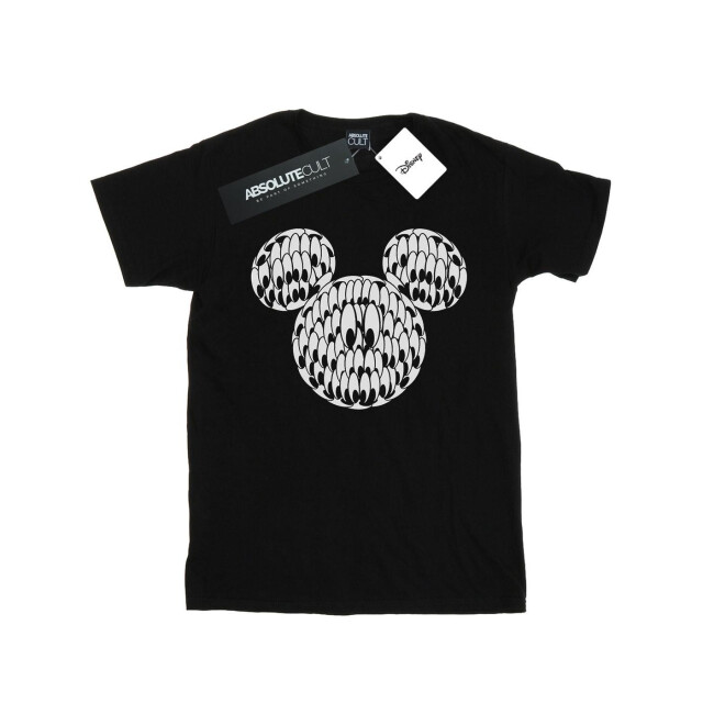 Li-cense Disney meisjes mickey mouse hoofd met ogen katoenen t-shirt UTBI29165_black large