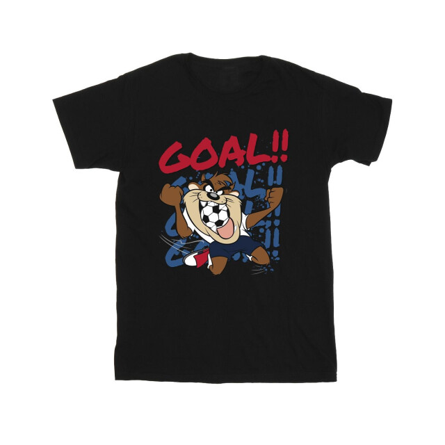Li-cense Looney tunes meisjes taz doelpunt katoenen t-shirt UTBI25591_black large