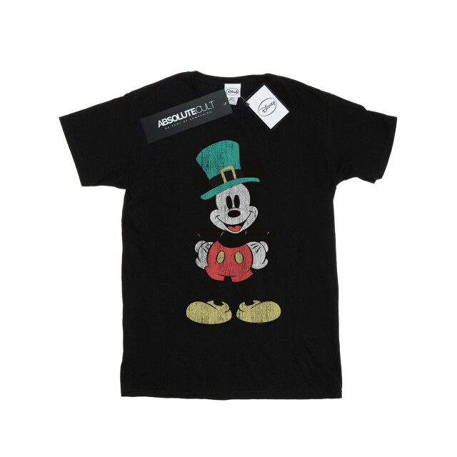 Li-cense Disney heren mickey mouse leprechaun hoed t-shirt UTBI51114_black large