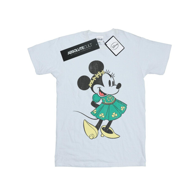 Li-cense Disney dames minnie mouse st patrick's day kostuum katoenen vriendje t-shirt UTBI37481_white large