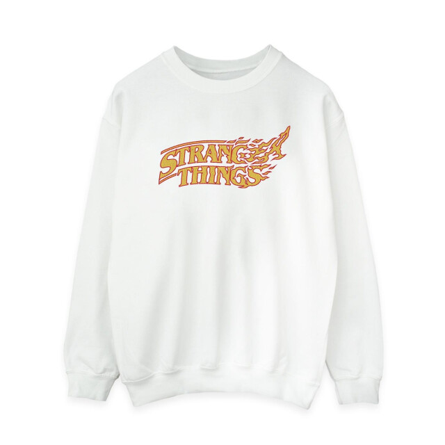 Li-cense Netflix dames stranger things logo breaking sweatshirt UTBI36237_white large