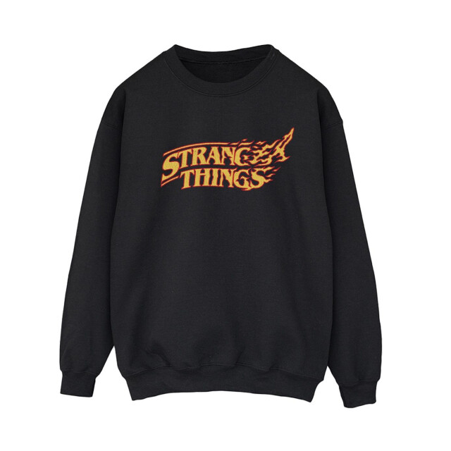 Li-cense Netflix dames stranger things logo breaking sweatshirt UTBI36237_black large