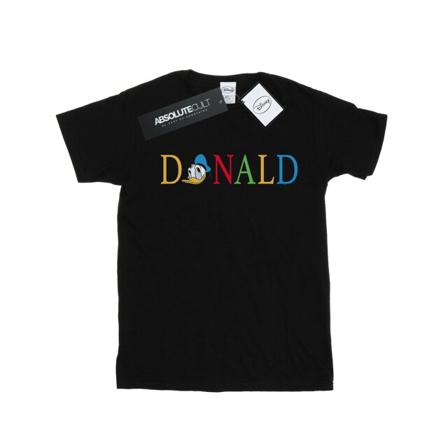Li-cense Disney meisjes donald duck letters katoenen t-shirt UTBI29055_black large