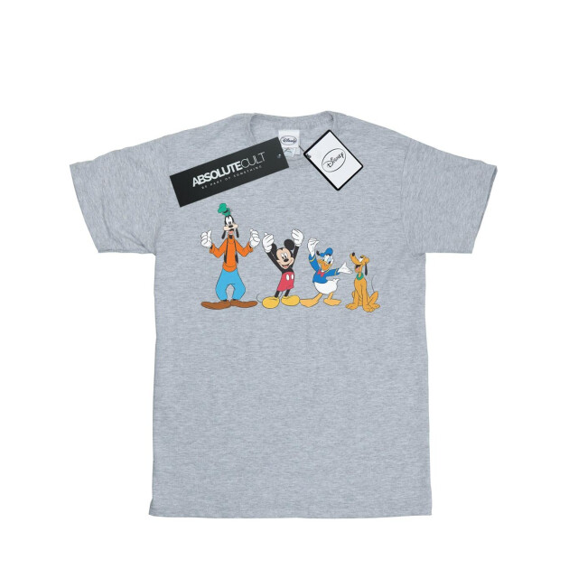 Li-cense Disney meisjes mickey mouse vrienden katoenen t-shirt UTBI28915_sportsgrey large
