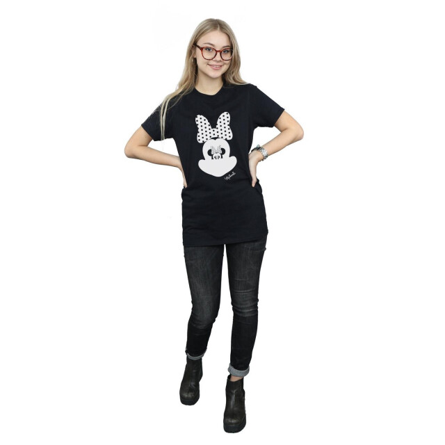 Li-cense Disney dames minnie mouse spiegel illusie katoenen vriendje t-shirt UTBI35848_black large