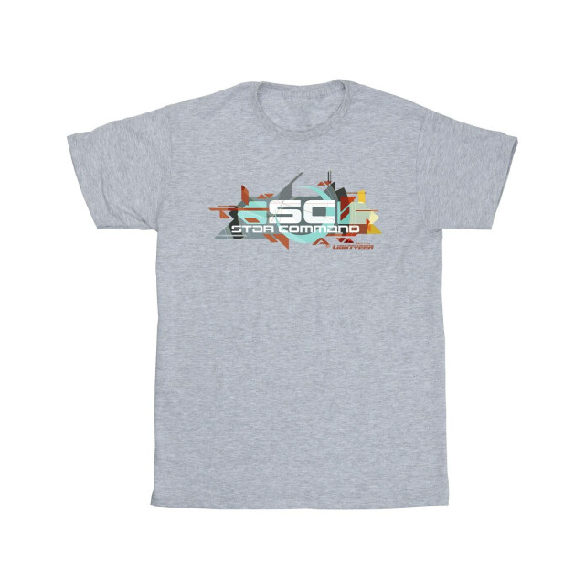 Li-cense Disney meisjes lightyear star command grafisch titel katoenen t-shirt UTBI26140_sportsgrey large