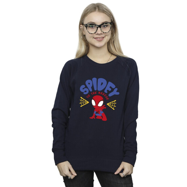 Li-cense Marvel dames spidey and his amazing friends rescue sweatshirt UTBI35722_navyblue large