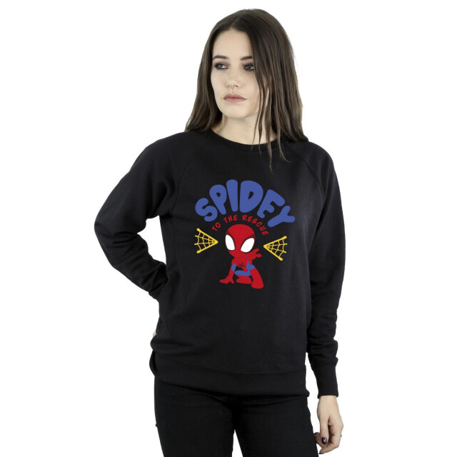 Li-cense Marvel dames spidey and his amazing friends rescue sweatshirt UTBI35722_black large